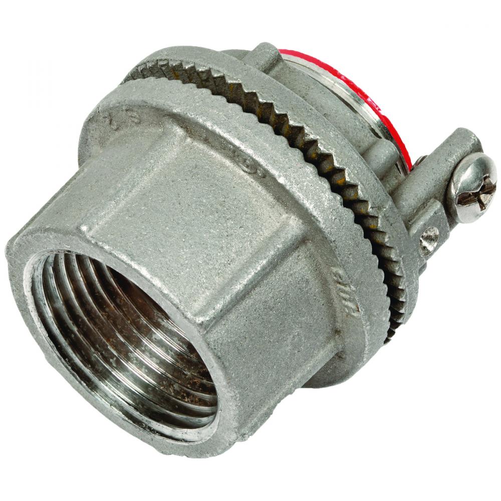 SS THREADED HUB WITH GND 1-1/4-IN