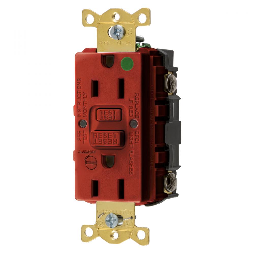 15A COMM HG SELF TEST ALARM GFR RED