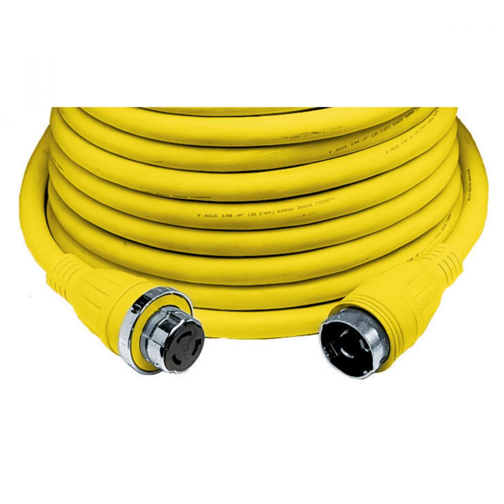 MARINE CABLE, 50', 50A 125V, YL