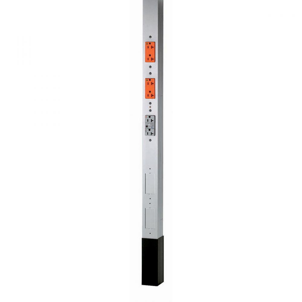 SERVICE POLE, 10'2", 2 IG 1IG/SURGE, GY