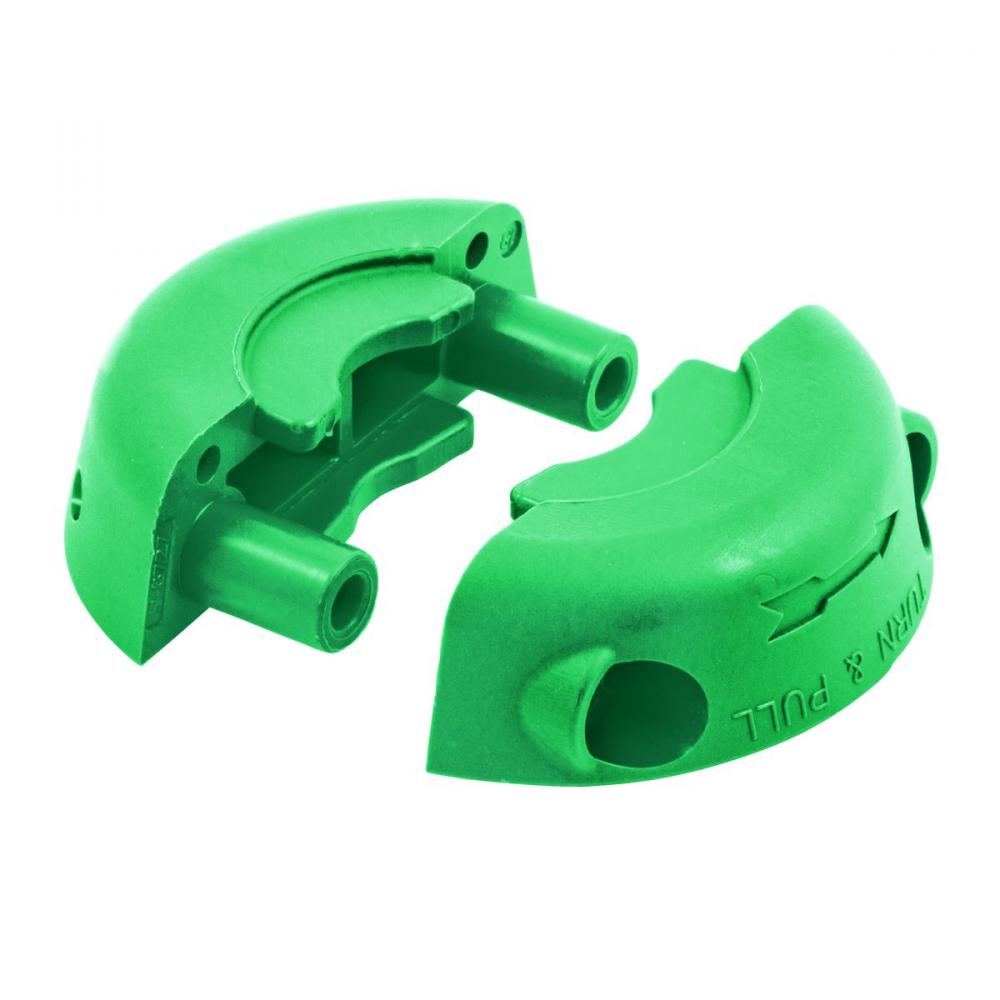 LOCKING, SZ 2 COLORED CORD CLAMP, GREEN