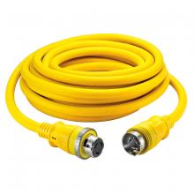 Hubbell Canada HBL61CM42LED - MARINE CORD, 50A/125/250V,25',YL, W/LEDS