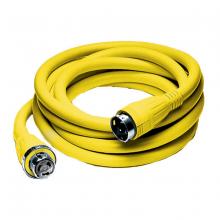 Hubbell Canada HBL61CM42 - MARINE CABLE, 25', 50A 125/250V, YL