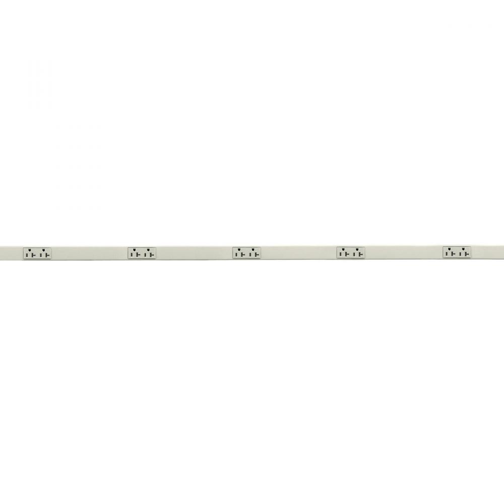 PLUGTRAK, 20A, 2 CIRC, 5 RCPT, 5', IV