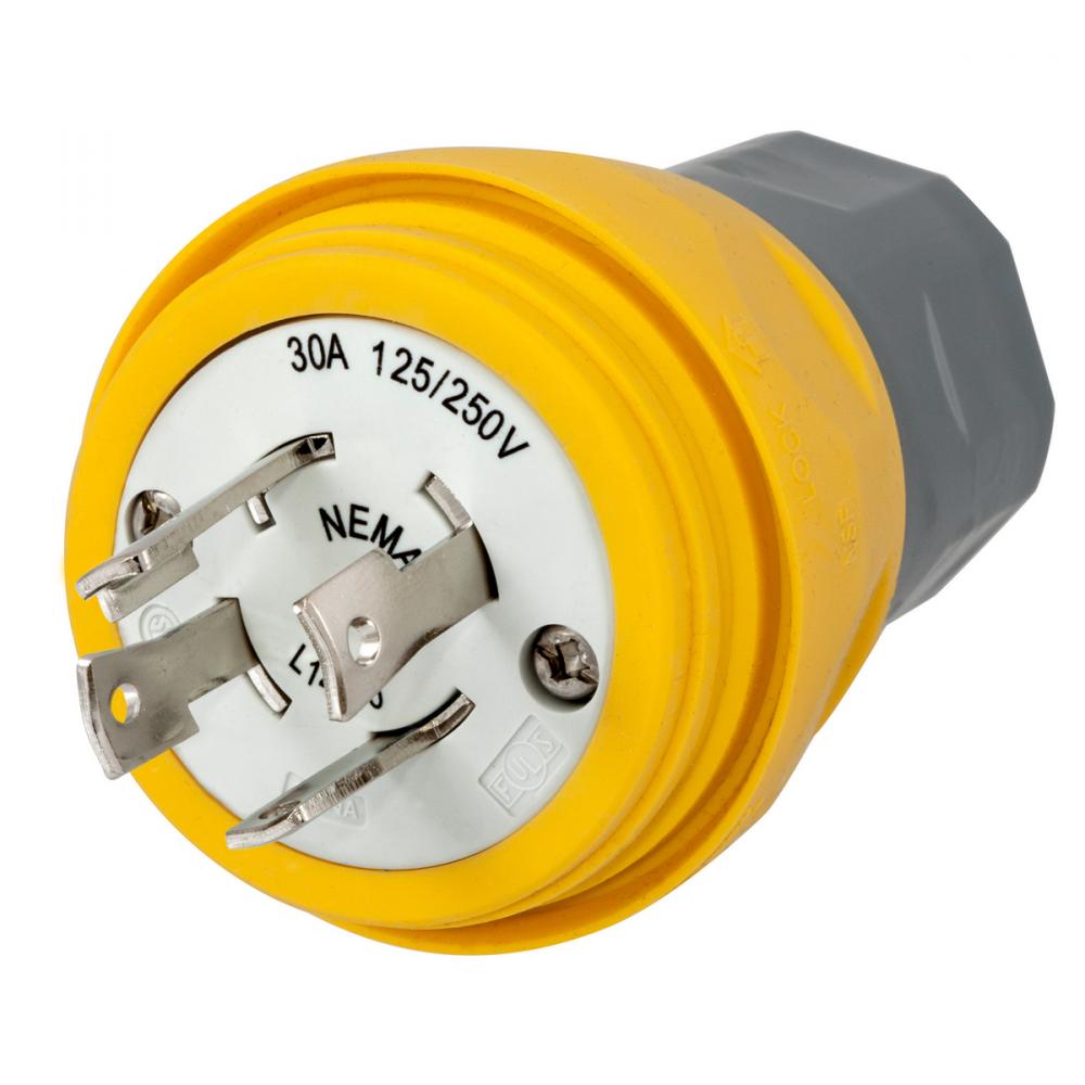 WTIGHT PLUG, NEMA L14-30, 30A/125/250V