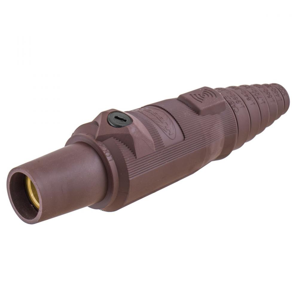 SINGLEPOLE, 300A FEMALE PLG, BROWN, RFID