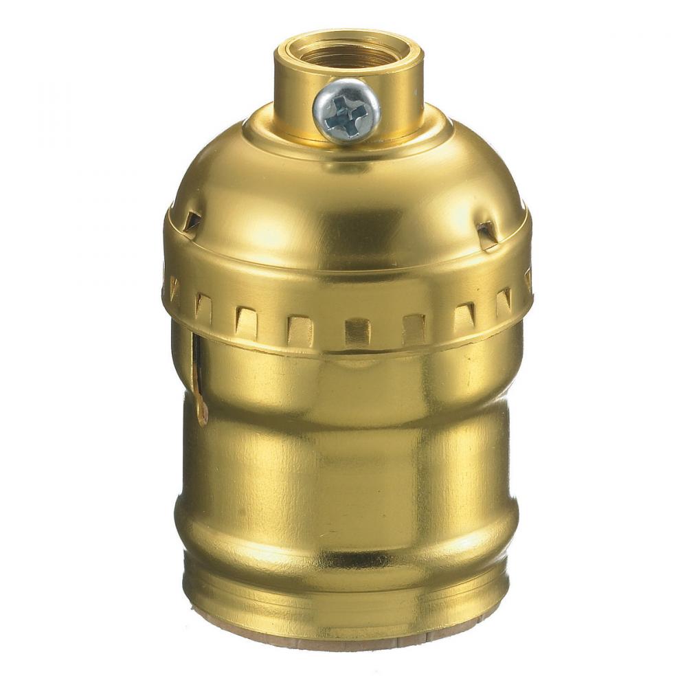 LAMPSOCKET, 660W 600V KEYLESS, BRASS