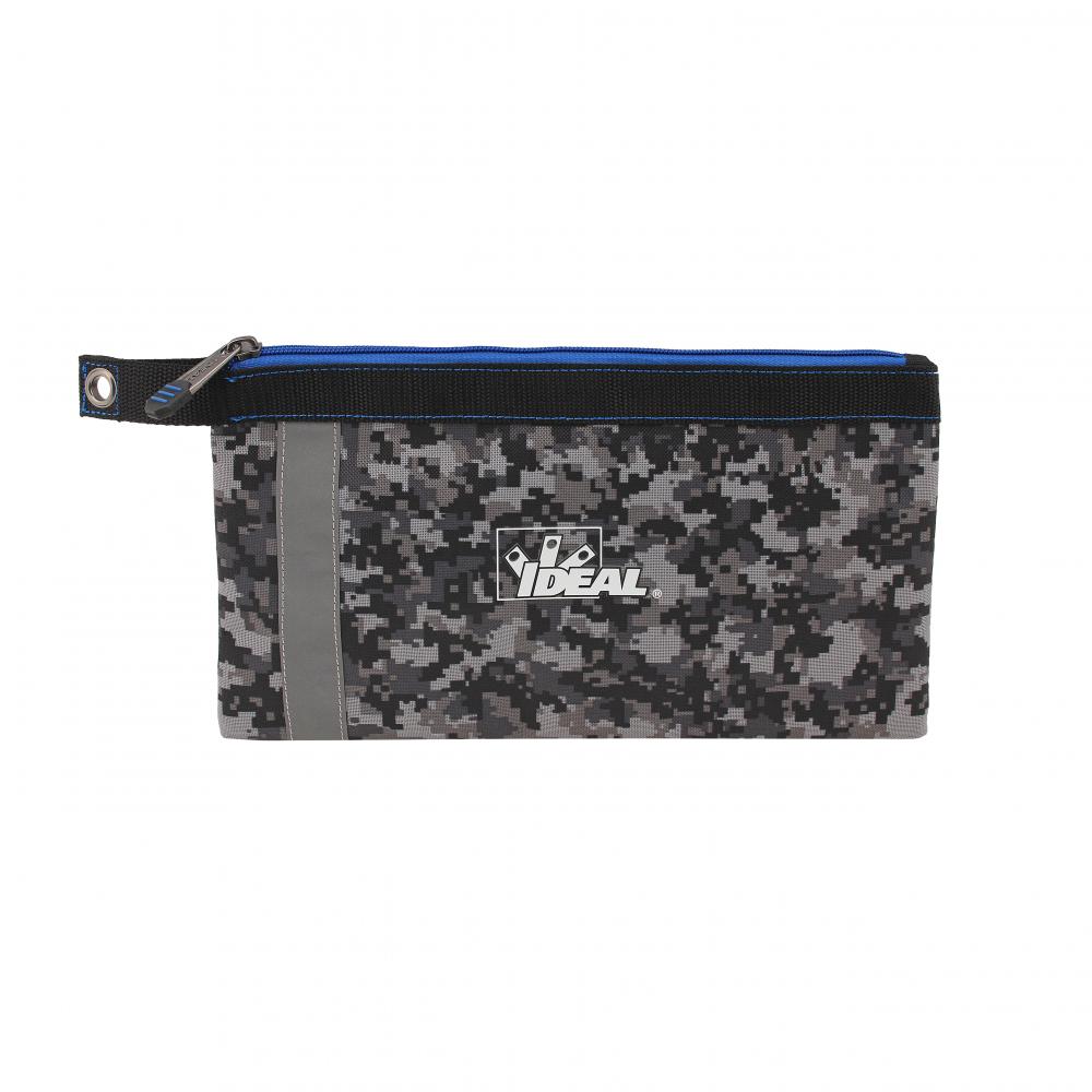 Pro Series Gray Camo Flat Zipper Pouch