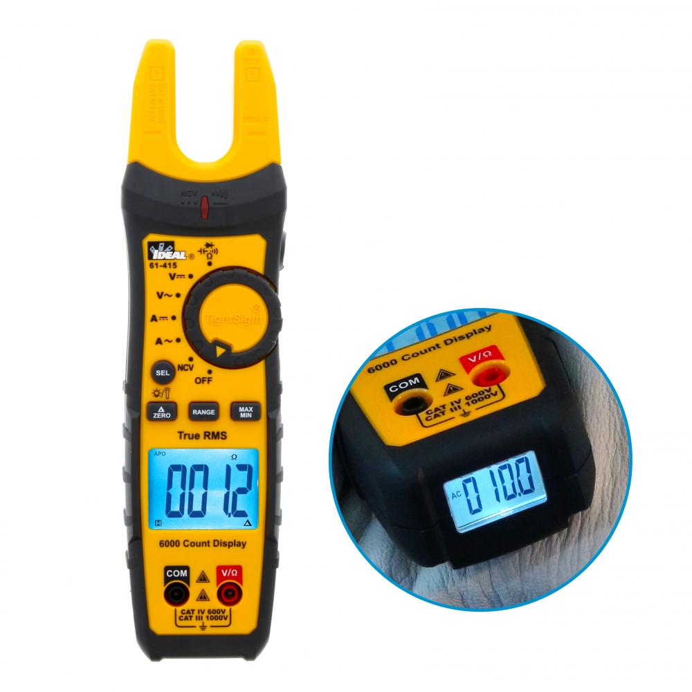 Split-Jaw™ TightSight™ Meter 200A AC/DC TRMS