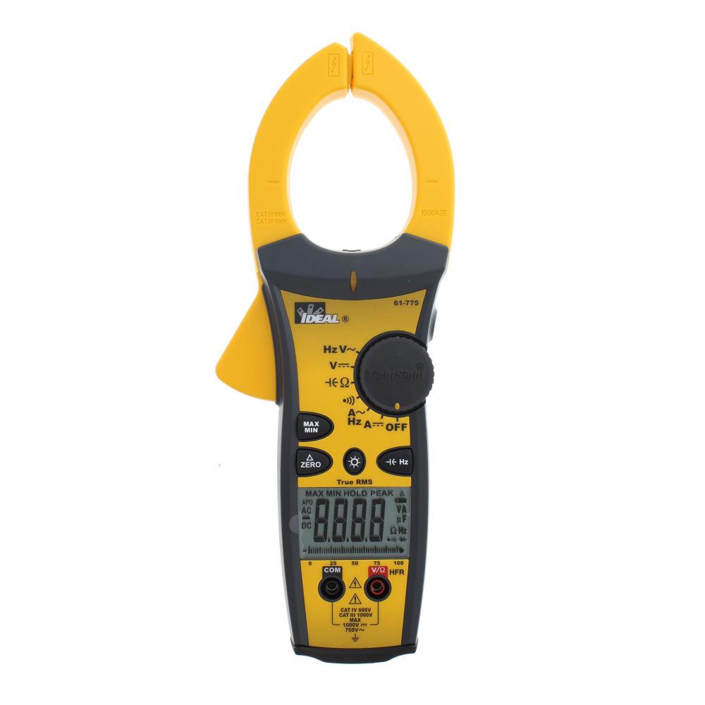 TightSight™ Clamp Meter 1000A AC/DC TRMS