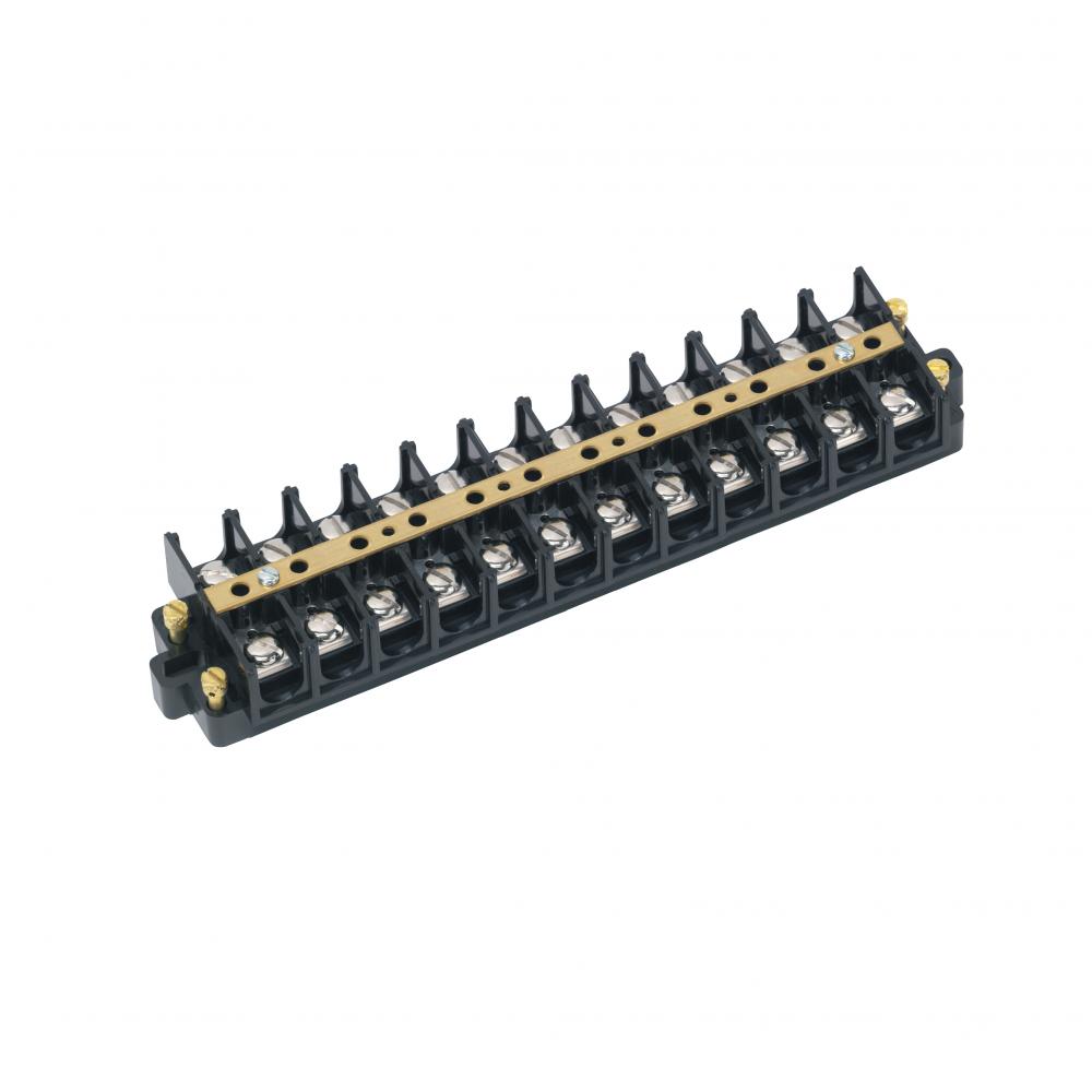 89-500 Series Terminal Str Sht Blk 12-P