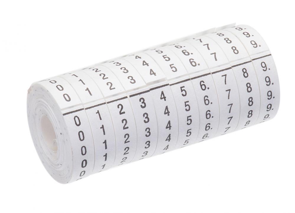 Wire Marker Dispenser Refill Rolls "0-9"