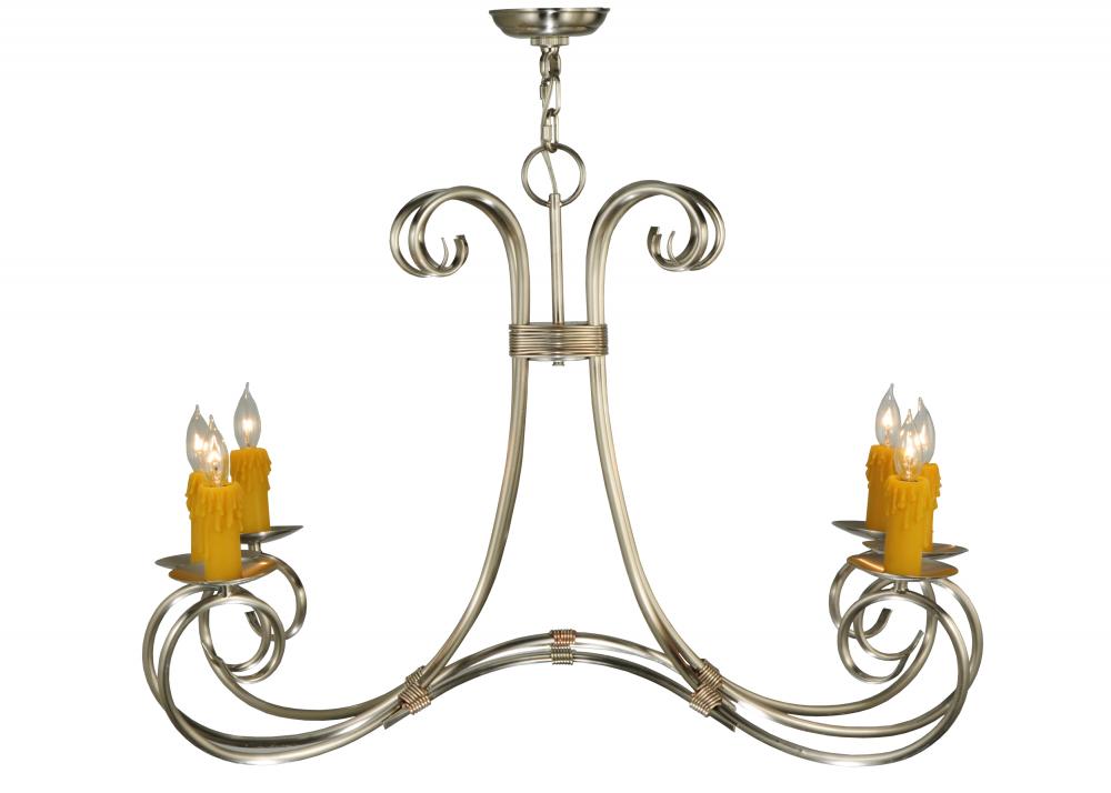 34.5" Wide Elon 6 Light Chandelier