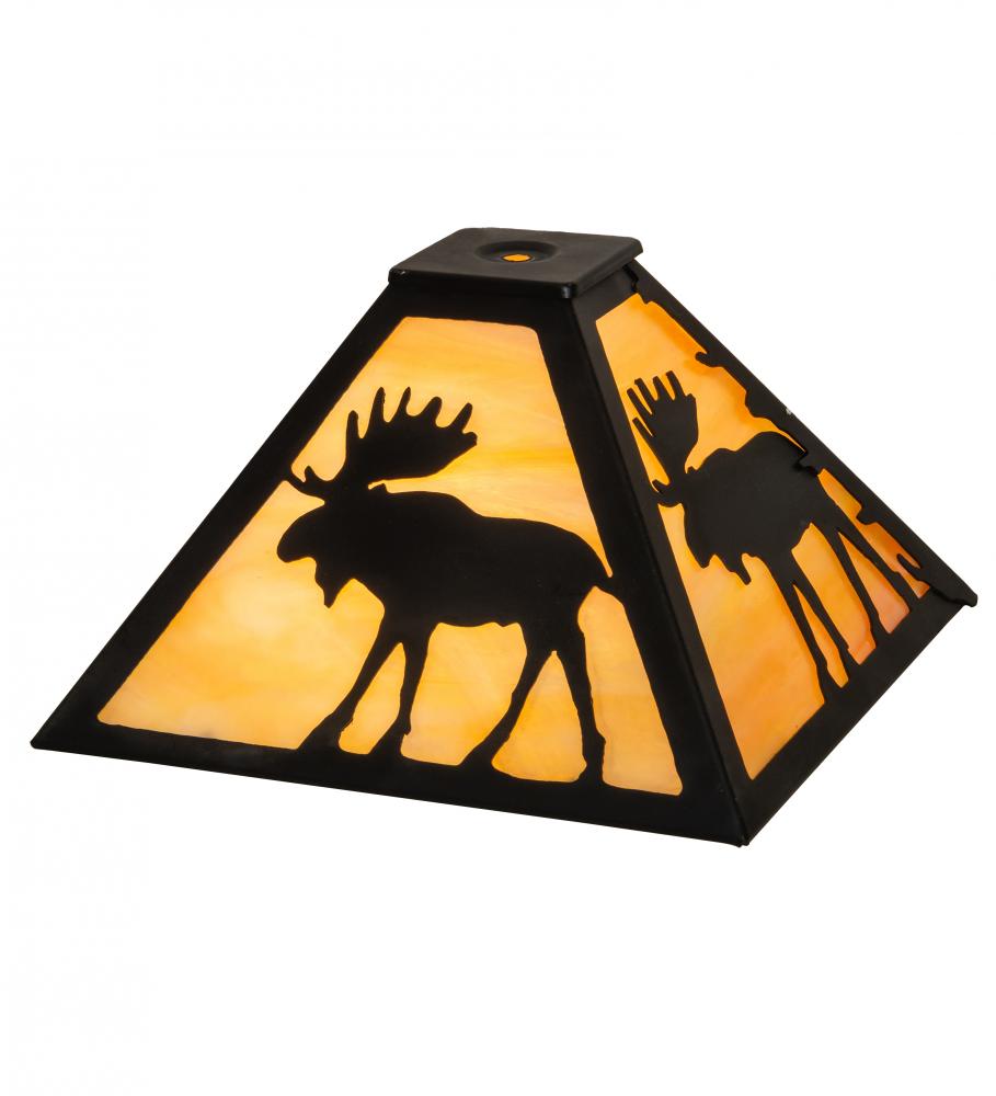 12" Square Moose Shade