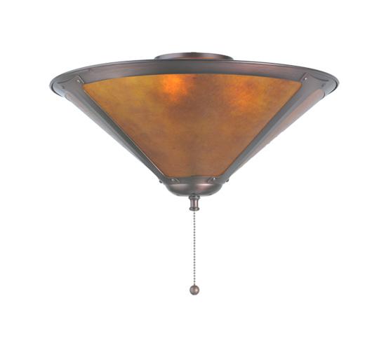 16" Wide Sutter Fan Light Fixture