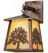 Meyda Blue 153776 - 7.5"W Oak Tree Hanging Wall Sconce