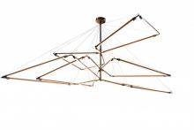 Meyda Blue 174928 - 216"W Isotope Chandelier