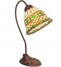 Meyda Blue 247792 - 18" Wide Tiffany Roman Desk Lamp