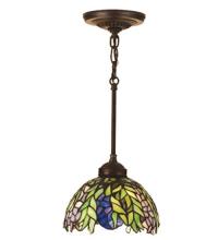 Meyda Blue 48922 - 8"W Tiffany Honey Locust Mini Pendant