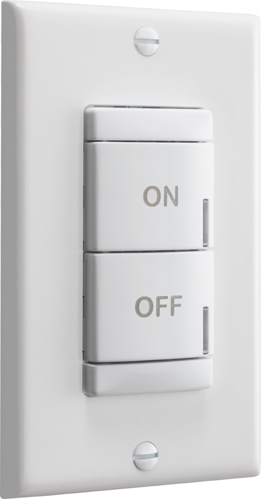 Low Voltage Push-Button Wallpod , White