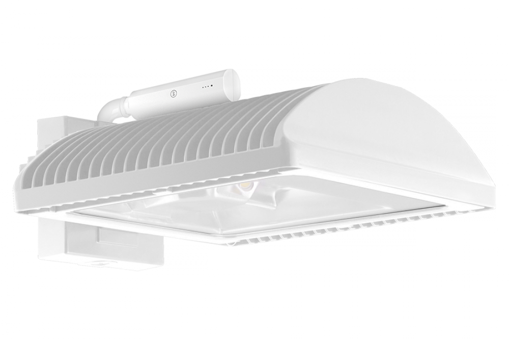 WALLPACKS 13204 LUMENS LPACK FLAT WALLMOUNT LIGHTCLOUD CONTROLLER 105W LED TYPE IV 120V-277V 0-10V