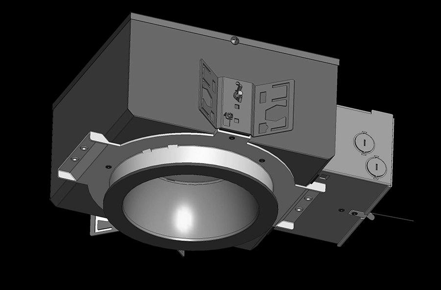 ROUGH-IN IC RATED 6" ROUND 26W LUTRON 0-10V DIMMING DRIVER