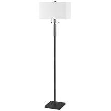 Dainolite DM231F-MB - 2LT Incandescent Floor Lamp, MB w/ WH Shade