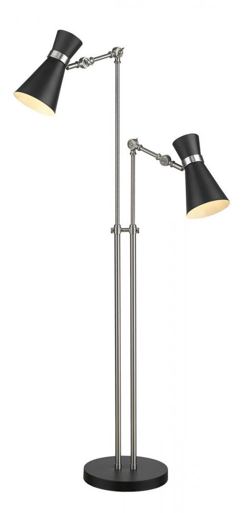 2 Light Floor Lamp