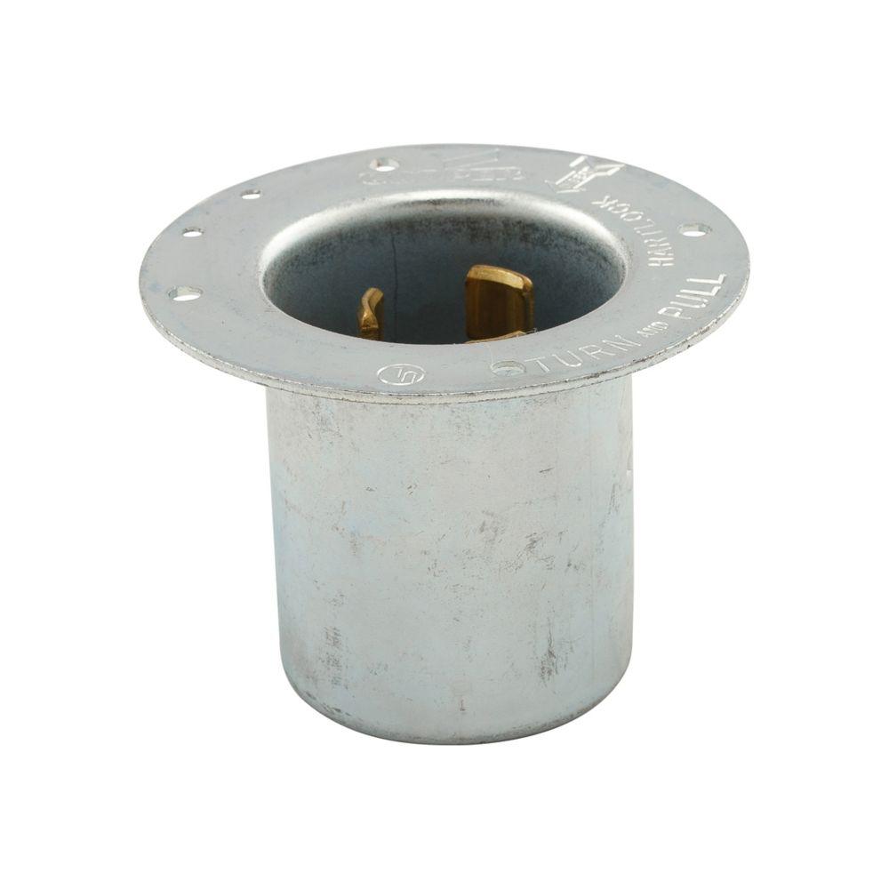 3P 4W 50A 600V FLANGED INLET