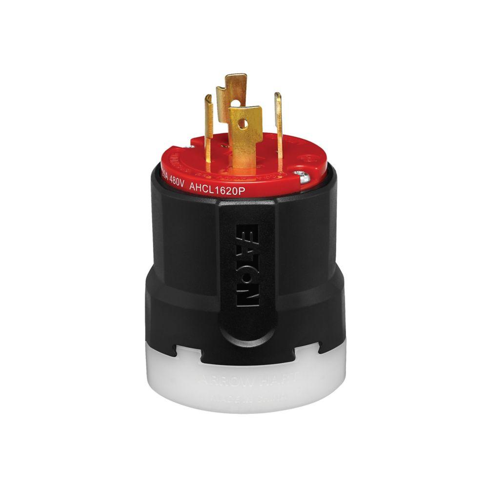 CCL Plug 20A 480V 3PH 3P4W-RD&BK