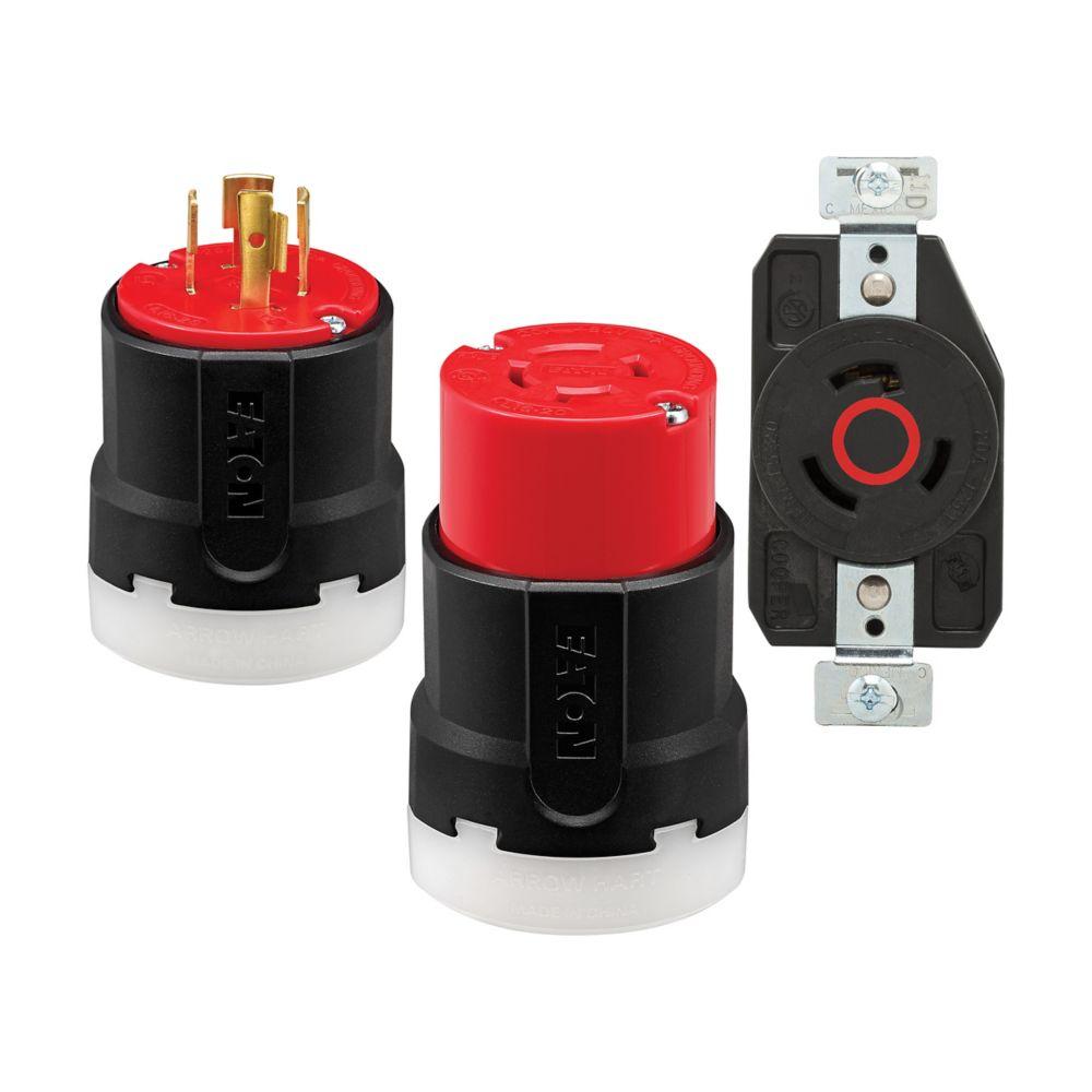 CCL Plug 20A 277/480V 3PH 4P5W, RD&BK