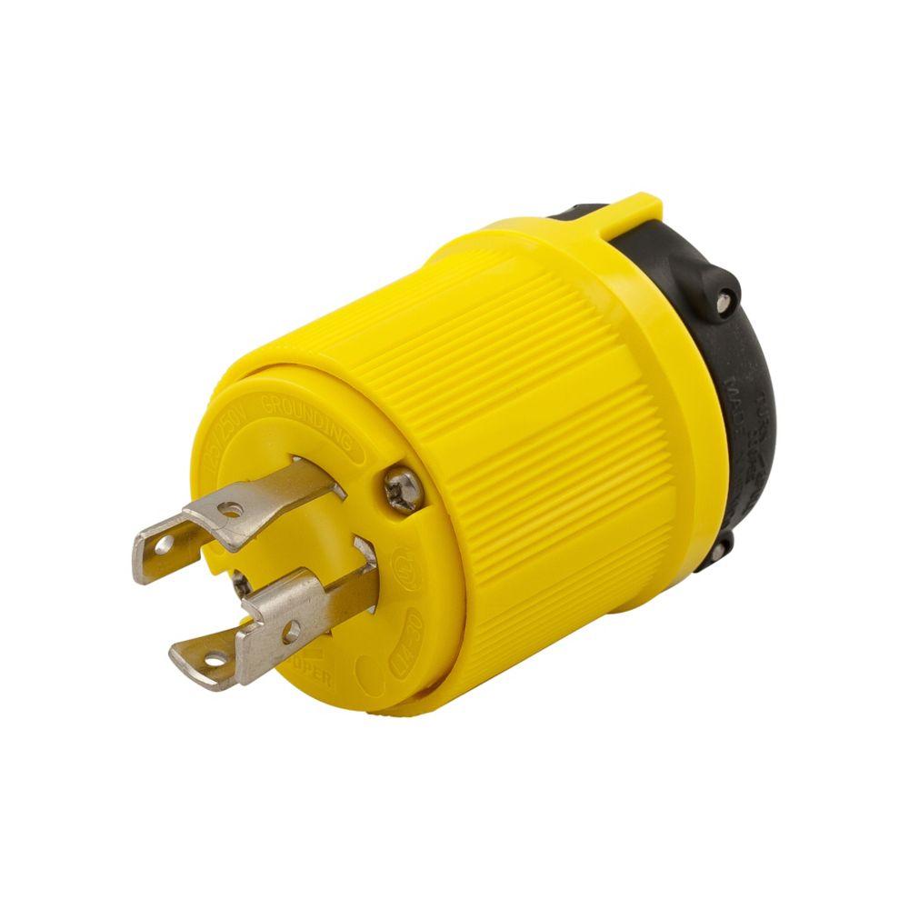 Plug CR 20A 480V 3PH 3P4W H/L YL