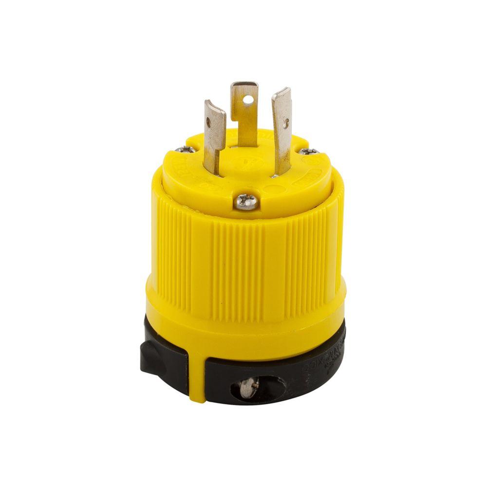 Plug CR 20A 125V 2P3W H/L YL