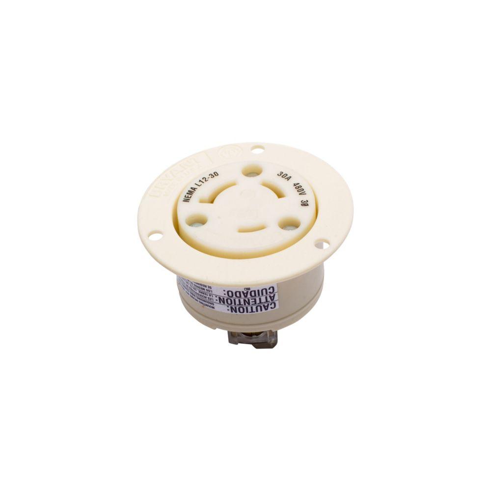 Flanged Outlet 30A 600V 3PH 3P3W H/L BW