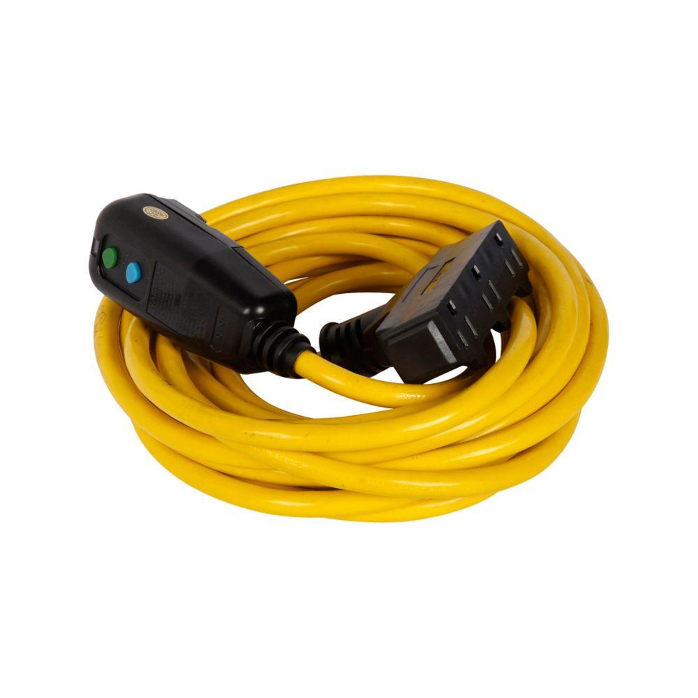 PLUG 15A/120V 25FT 12/3 CORD TRI TAP MAN