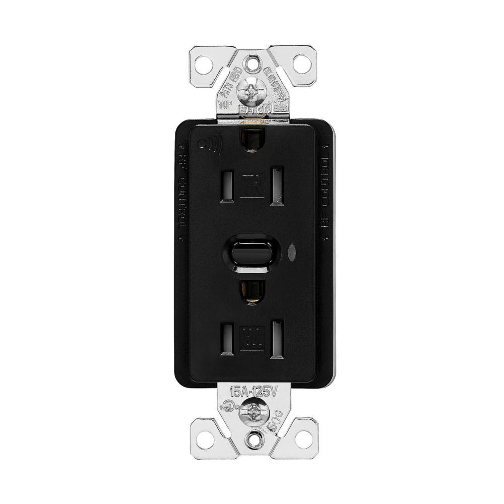 Z-Wave Plus Receptacle 15A125V2P3W Black