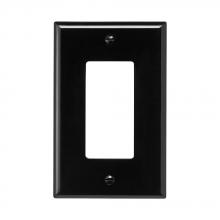 Eaton Wiring Devices PJ26BK-SP-L2 - Wallplate 1G Decorator Poly Mid BK