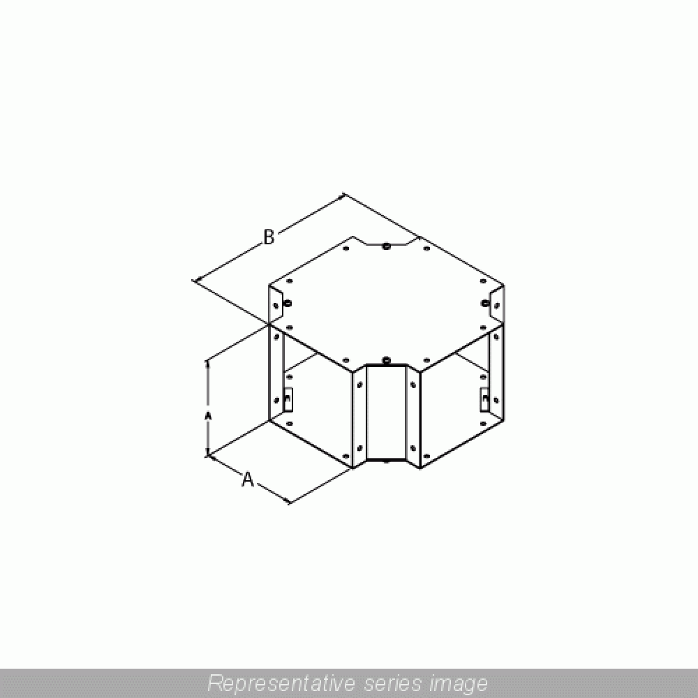 CROSS FITTING 2.5X2.5-GALV