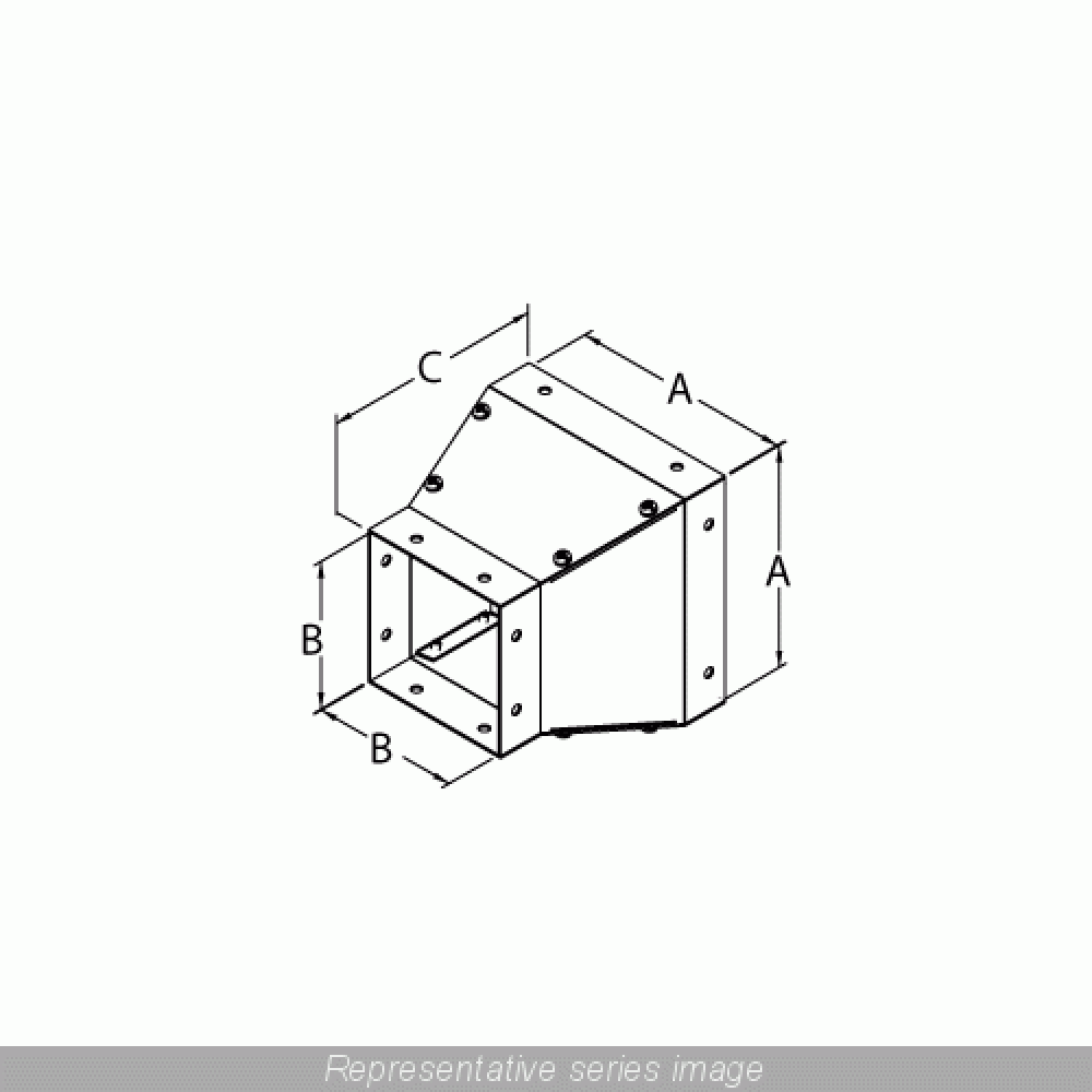 REDUCER 12X12TO 10X10-GALV