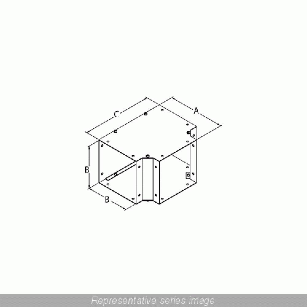 TEE FITTING 10X10-GALV