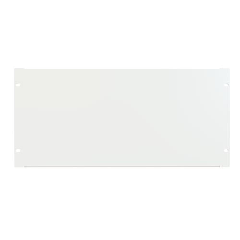 5U FLANGED STEEL PANEL WHITE