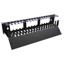 Hammond Manufacturing RB-HSF2 - 2U HORIZONTAL STEEL FINGER MGR