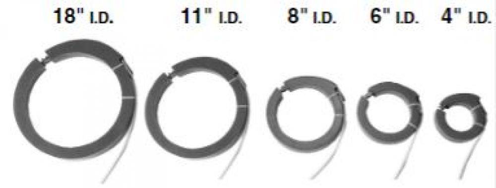 4" I.D split-core AC line current sensor up