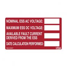 HellermannTyton 596-01005 - ESS VOLT, RED, 10/PK