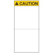 HellermannTyton 596-00992 - CAUTION 2.7" X 5.5" YW 250/RL CP270X550