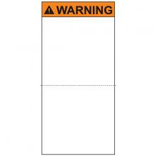 HellermannTyton 596-00991 - WARNING 2.7" X 5.5" OE 250/RL WP270X550