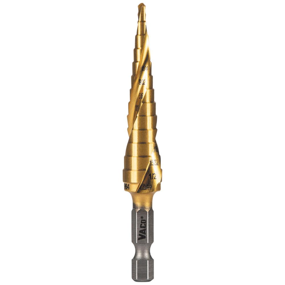 1/8" to 1/2" Step Drill Bit, VACO