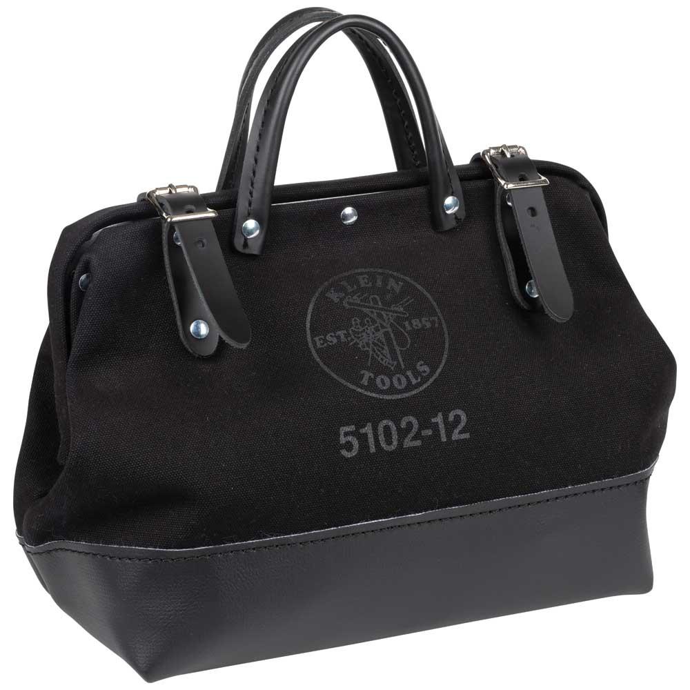 12" Canvas Tool Bag, Black