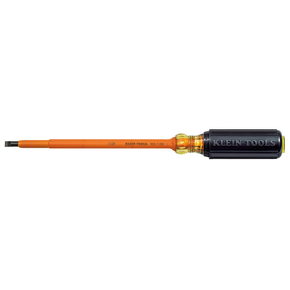 Screwdriver, Insulated, 1/4" Cab 7"