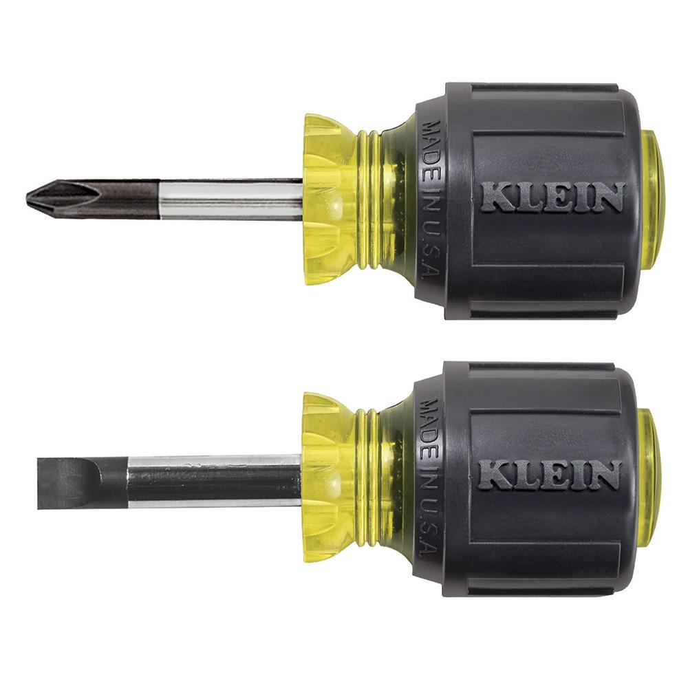 2 Piece Stubby Screwdriver Set